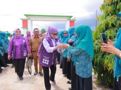 Hj. Fatmawati Resmikan Kegiatan Posyandu dan Sosialisasi 6 SPM di Kecamatan Rarowatu Utara